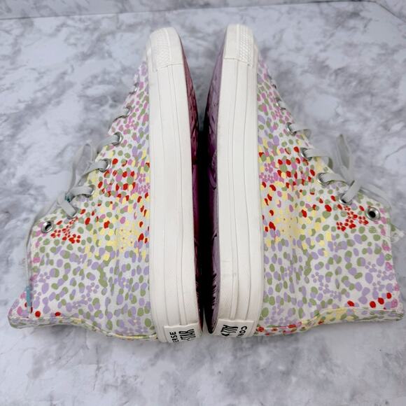 CONVERSE All Star High Top Multicolor Spring Floral Design  Women’s Sz 8 - Picture 5 of 13